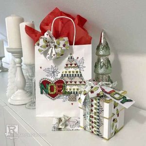 Use Paper Crafting Supplies to Decorate Christmas Gifts