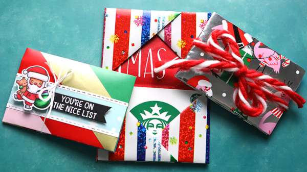 How to Make Gift Card Holders from Wrapping Paper