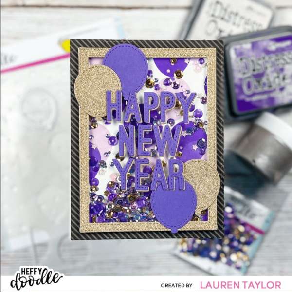 New Year Shaker Card