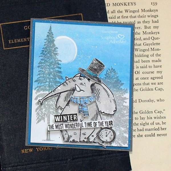 Winter Elephant Card