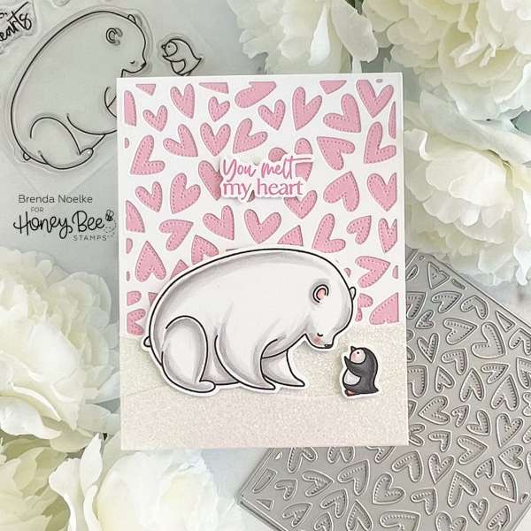 Winter Animals Valentine's Day Card