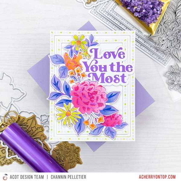 10 Stamped Floral Cards for Spring