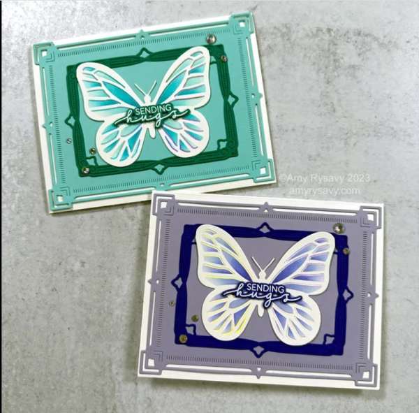 14+ Handmade Butterfly Cards using Stamps and Dies