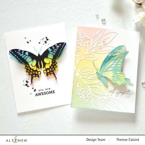 14+ Handmade Butterfly Cards using Stamps and Dies