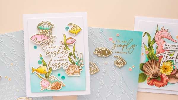 14 Handmade Cards with a Touch of Gold