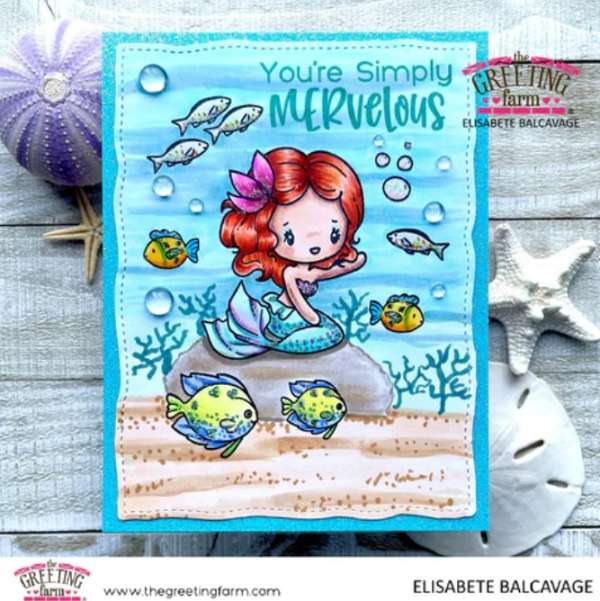 15+ Stamped Mermaid Card Ideas for Mer-May