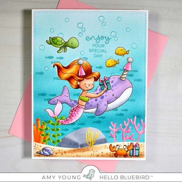 15+ Stamped Mermaid Card Ideas for Mer-May