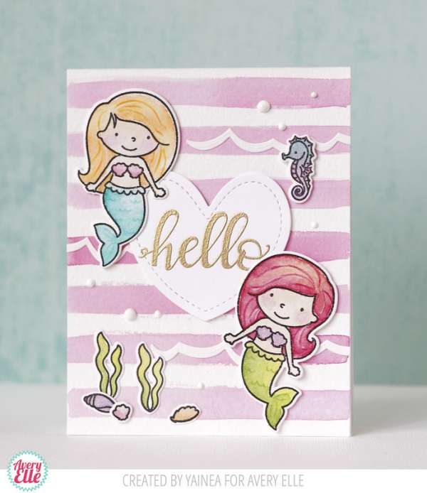 15+ Stamped Mermaid Card Ideas for Mer-May