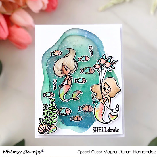 15+ Stamped Mermaid Card Ideas for Mer-May