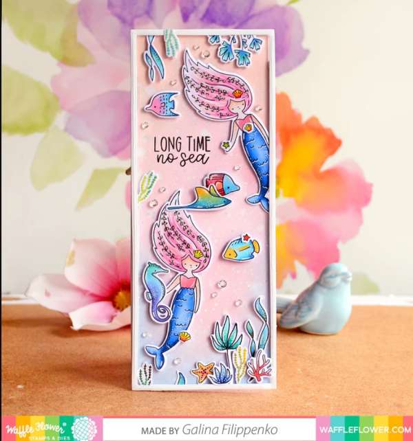 15+ Stamped Mermaid Card Ideas for Mer-May