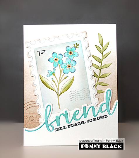 Floral Postage Stamp Cards with Tips for Mass Producing – Card Making