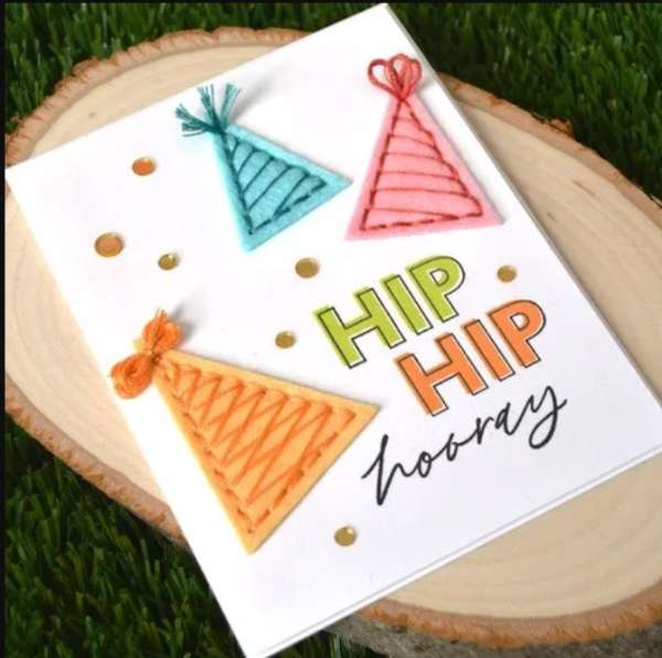 11+ Handmade Card Ideas with Sewing and Stitching plus Freebies