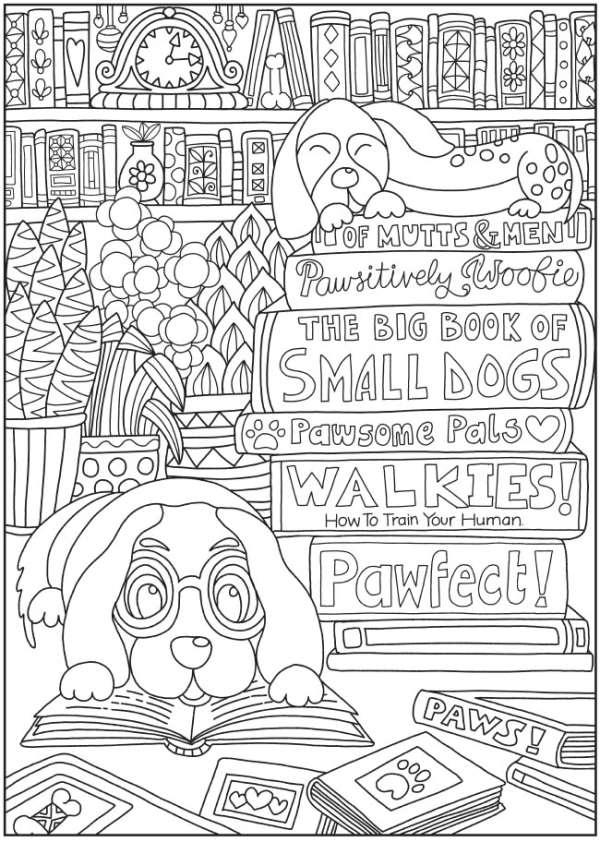 12 FREE Cat and Dog Coloring Pages – Stamping
