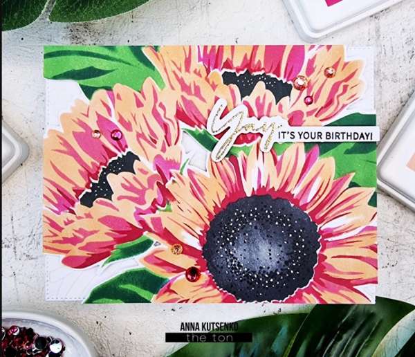 12 Handmade Sunflower Card Ideas with Stamps and Dies