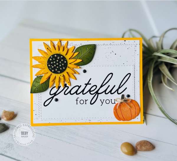 12 Handmade Sunflower Card Ideas with Stamps and Dies