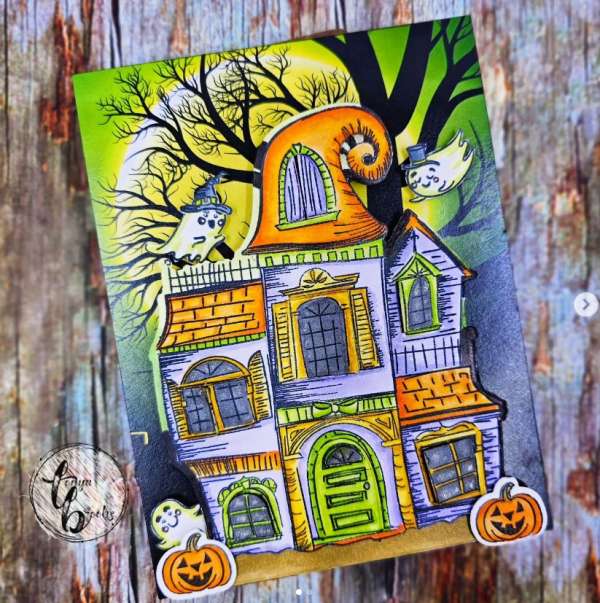 12 Handmade Halloween Cards featuring Ghosts