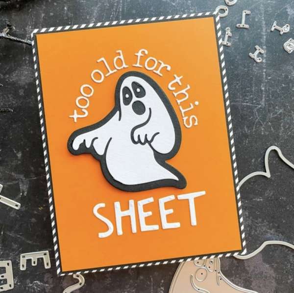 12 Handmade Halloween Cards featuring Ghosts