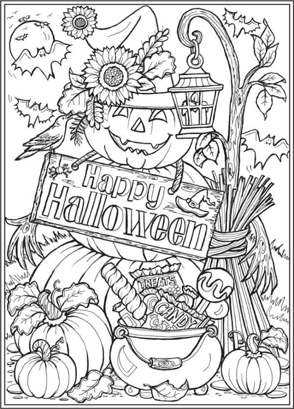 6 FREE Fall and Halloween Coloring Pages