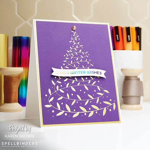 12 Foiled Holiday and Christmas Card Ideas 