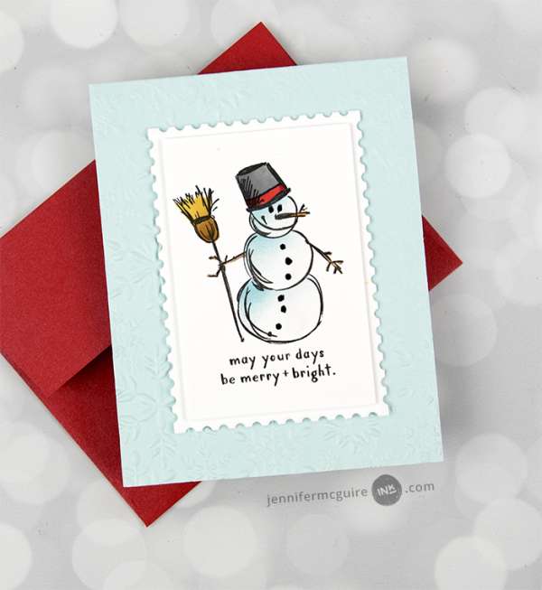 12 Snowman Holiday and Christmas Card Ideas