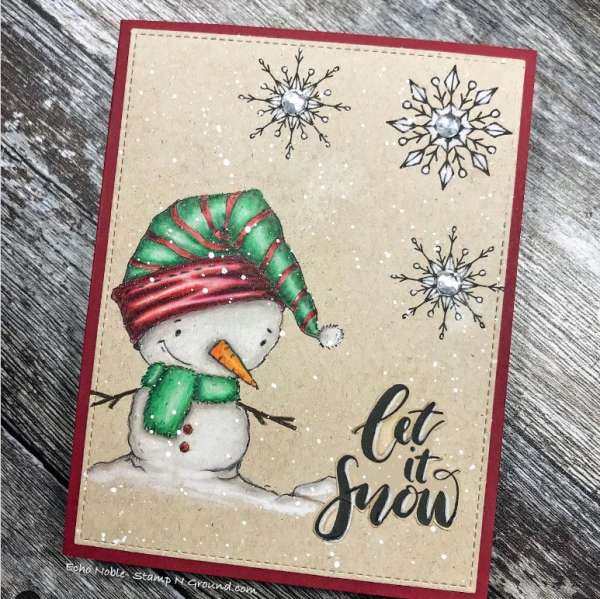 12 Snowman Holiday and Christmas Card Ideas