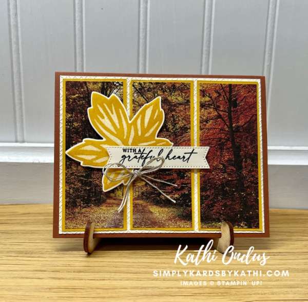 16 Autumn Thank You Card Ideas using Stamps, Stencils and Dies