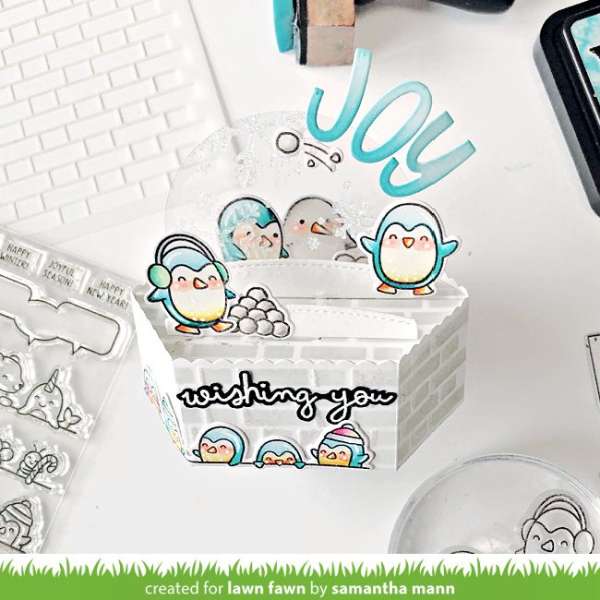 Pop Up Penguin Box Card