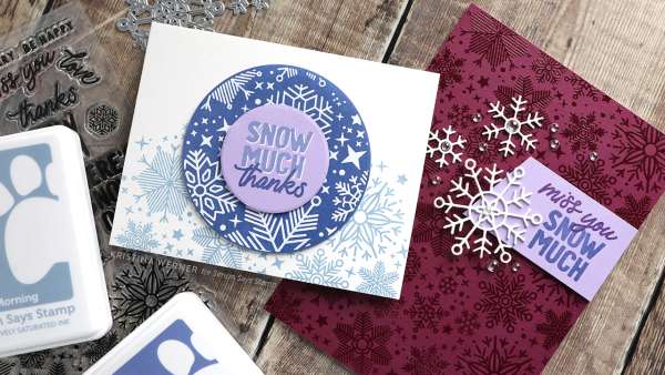 10 Handmade Winter Cards with Stamps and Dies