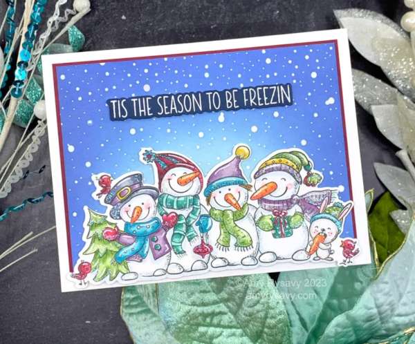 10 Handmade Winter Cards with Stamps and Dies