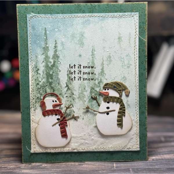 10 Handmade Winter Cards with Stamps and Dies