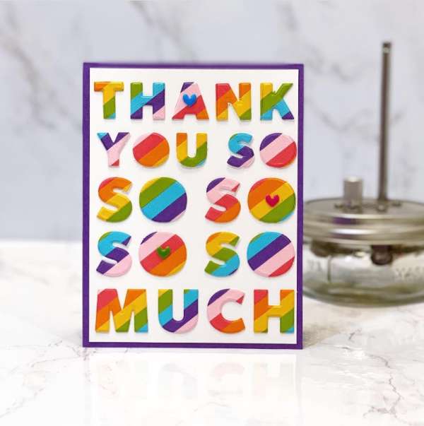 12 Hand Made Thank You Card Ideas