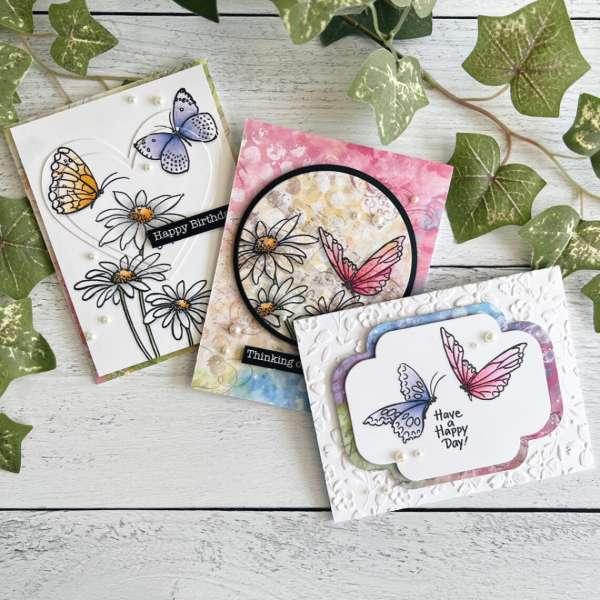 14 Spring Card Making Ideas with Birds and Butterflies