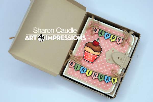 Stamped Mini Birthday Booklet