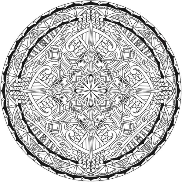 7 FREE Celtic Mandala Coloring Pages