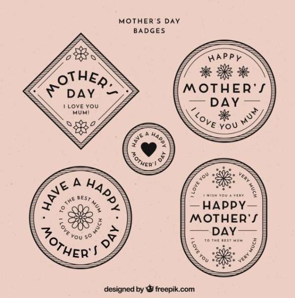 5 FREE Mother's Day Digital Stamps