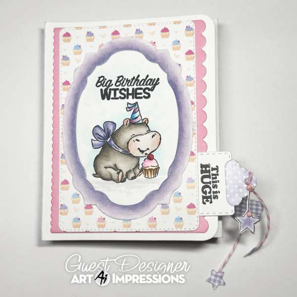 Stamped Birthday Pocket Folio