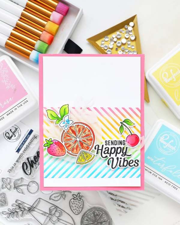 12 Fruity Handmade Card Ideas using Stamps and Dies