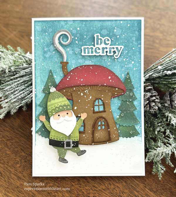 12 Mushroom Card Ideas with Stamps, Stencils and Dies