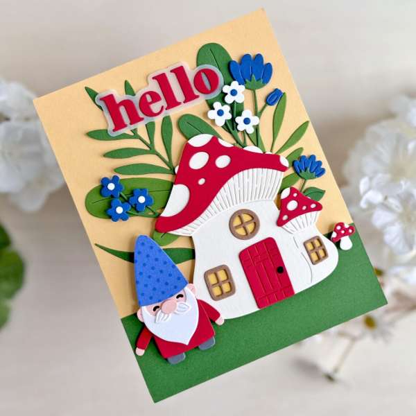 12 Mushroom Card Ideas with Stamps, Stencils and Dies