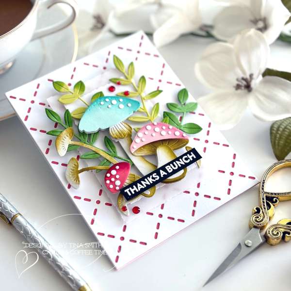 12 Mushroom Card Ideas with Stamps, Stencils and Dies