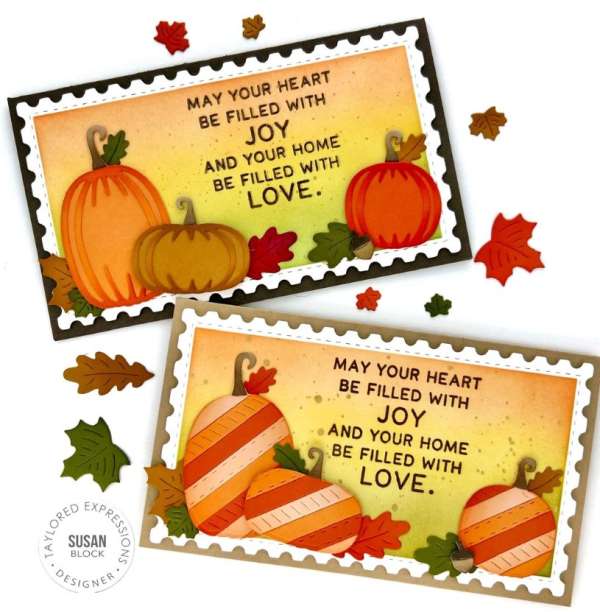 12 Handmade Pumpkin Cards for Fall and Halloween