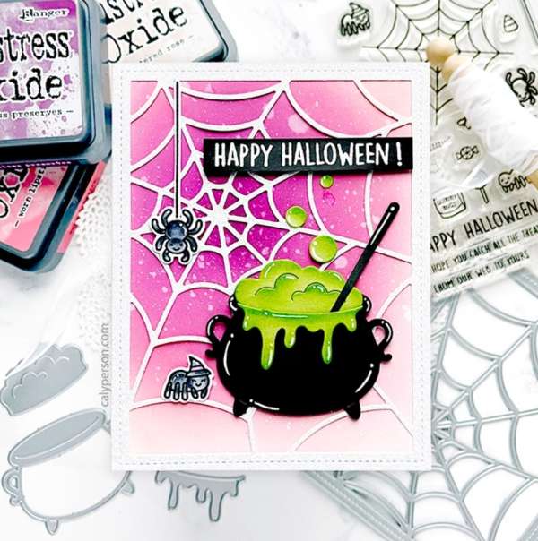 12 Dark and Spooky Halloween Cards with Stamps and Dies