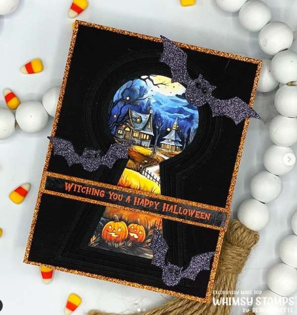 12 Dark and Spooky Halloween Cards with Stamps and Dies