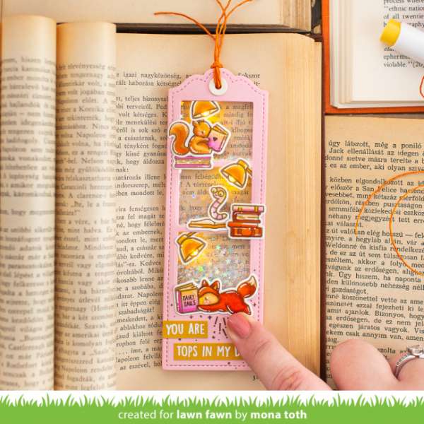 Stamped Light Up Bookmark Project