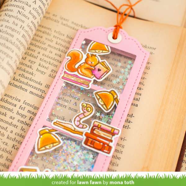 Stamped Light Up Bookmark Project