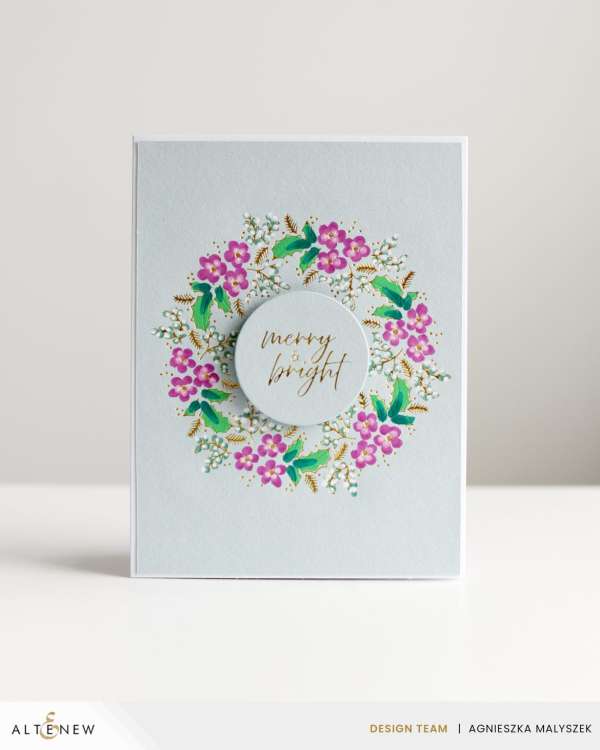 12+ Floral and Botanical Handmade Christmas Card Ideas