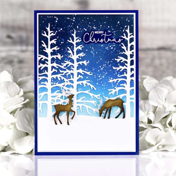 12 Snowy Scene Handmade Christmas Card Ideas