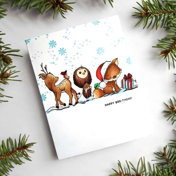 12 Snowy Scene Handmade Christmas Card Ideas