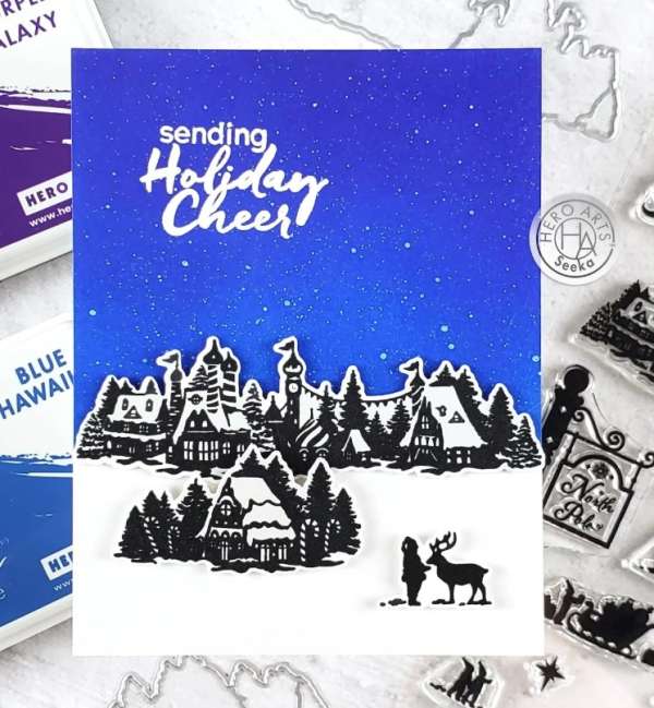 12 Snowy Scene Handmade Christmas Card Ideas