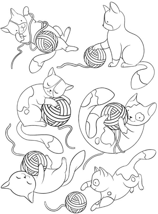 3 FREE Cat Mom (or Dad) Coloring Pages or Digital Stamps